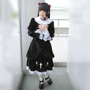我的妹妹不可能那么可爱黑猫五更琉璃cos服漫展万圣节cosplay服装