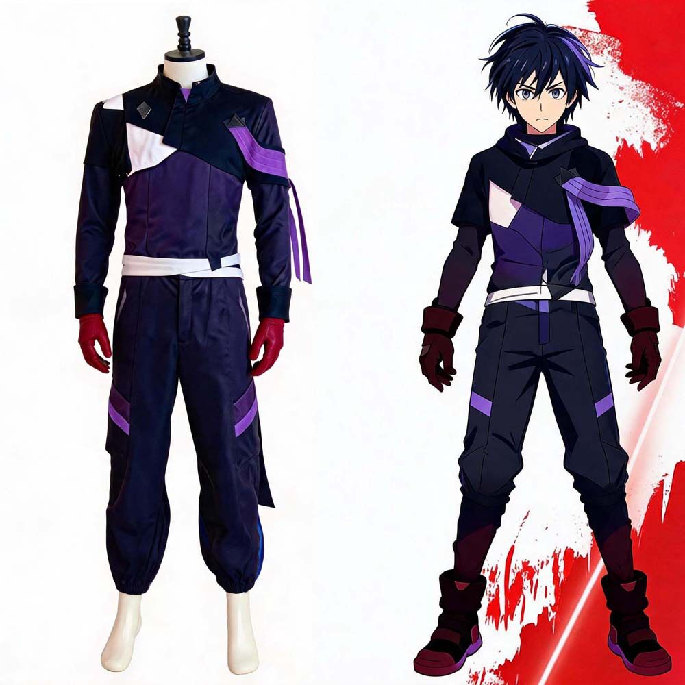 新款剧场版刀剑神域桐人cos服漫展日漫cosplay角色桐人服装全套