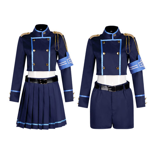 蔚蓝档案cos服碧蓝档案铁道双子学院服游戏服coplay表演服万圣节