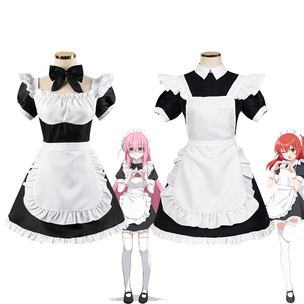 孤独摇滚cos服后藤一里喜多郁代女仆装cosplay动漫服装