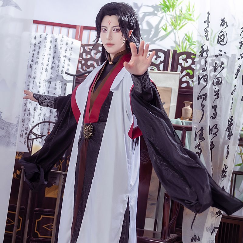 洛冰河泰版人渣反派自救系统cosplay古装服装套装男女服装假发