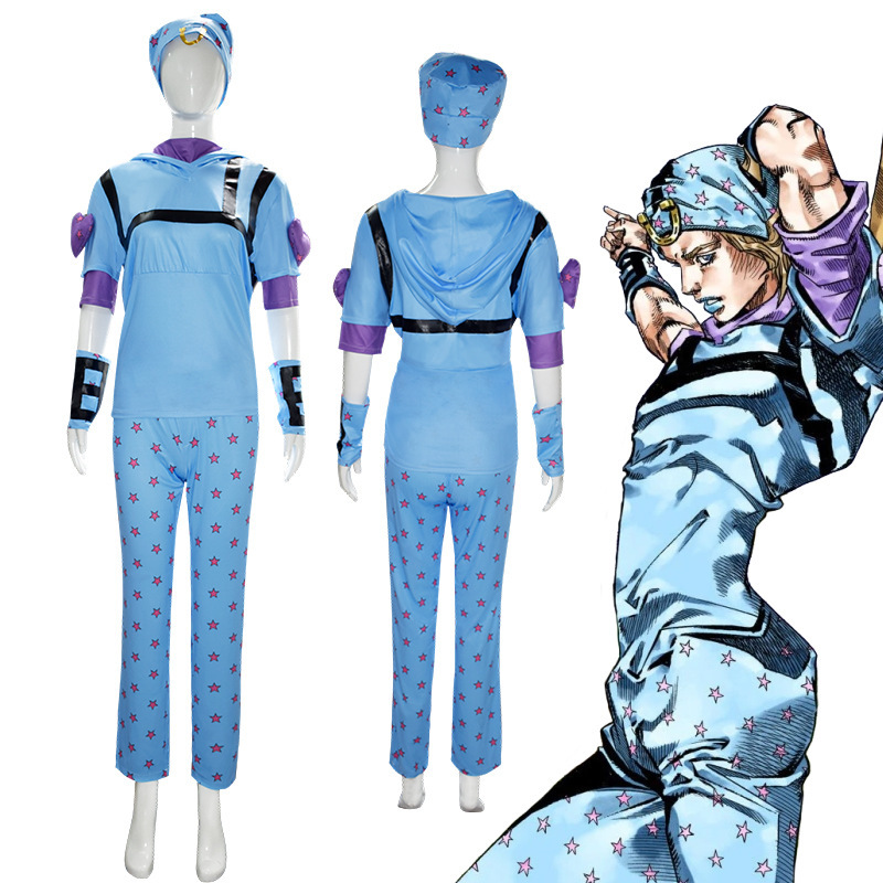 JOJO的奇妙冒险第七部SBR飙马野郎cos服 乔尼乔斯达cosplay全套