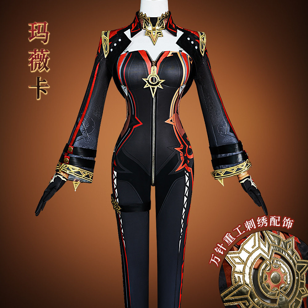 原神cos服火神玛薇卡cosplay套装纳塔二次元动漫游戏服万圣节跨境