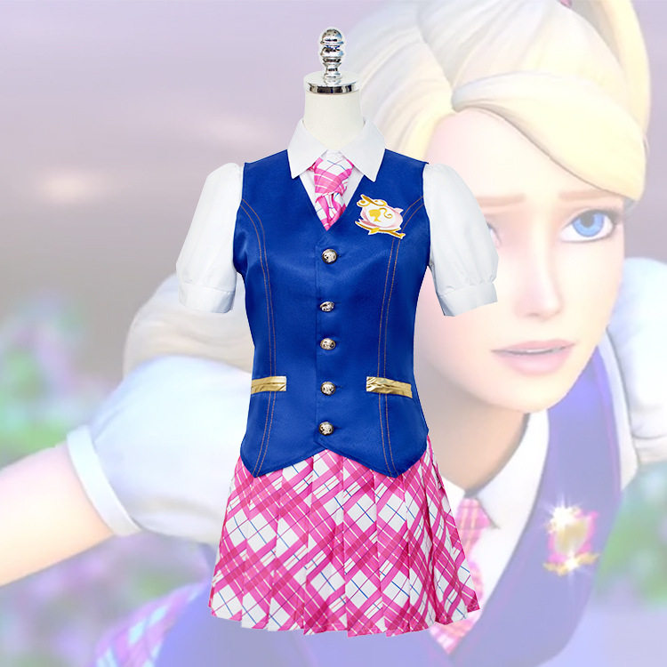 芭比cos服魅力公主学院校园服cosplay服JK制服二次元漫展现货跨境