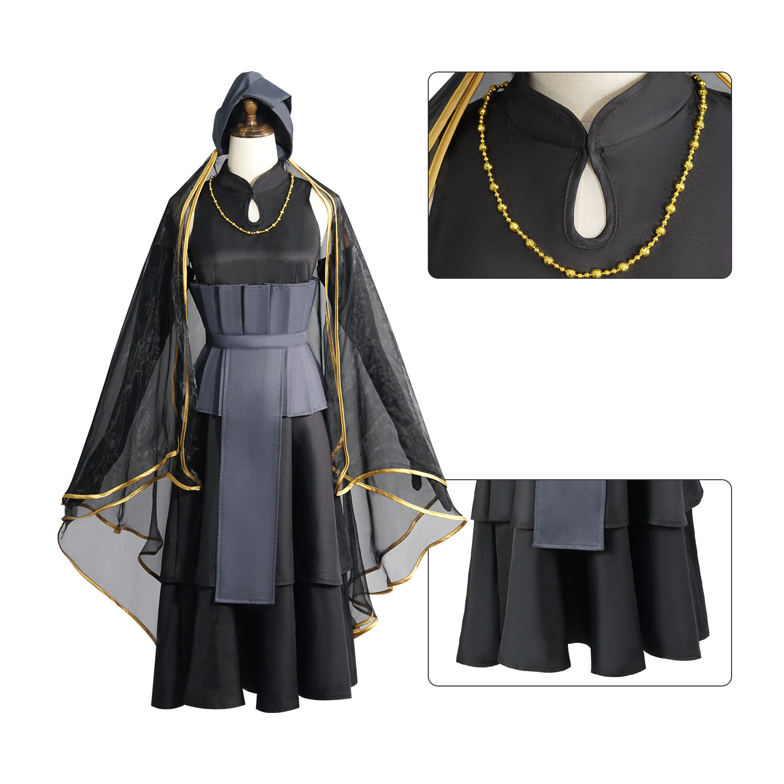 漫路人万圣节cos忍者cos服博人传日向雏田婚纱cosplay服装二次元