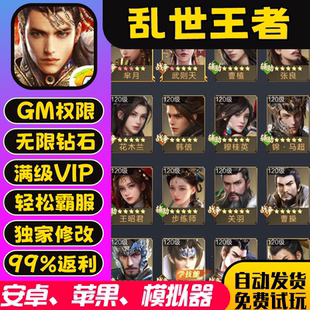 乱世王者gm手游无敌畅爽成品传承礼包兑换码后台脚本安卓io s