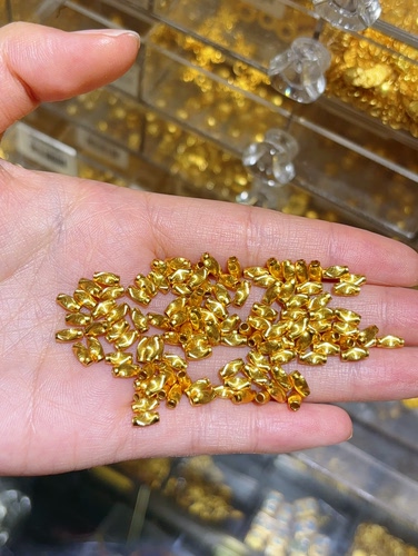 猫眼橄榄珠6mm*3mm 1g（一克大约12个）
