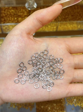 5.5mm白金色盘缠隔珠1g（一个大约8个）