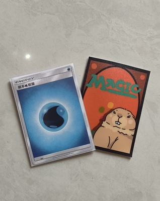 游戏王diy卡套 PTCD UA卡套 宝可梦卡套diy 磨砂镭射 无边框工艺