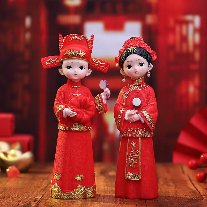 中式结婚摆件婚庆装饰品