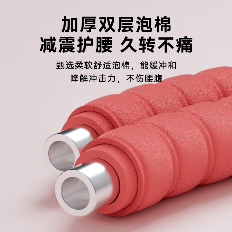 呼啦圈腹加重减肥伤腰女
