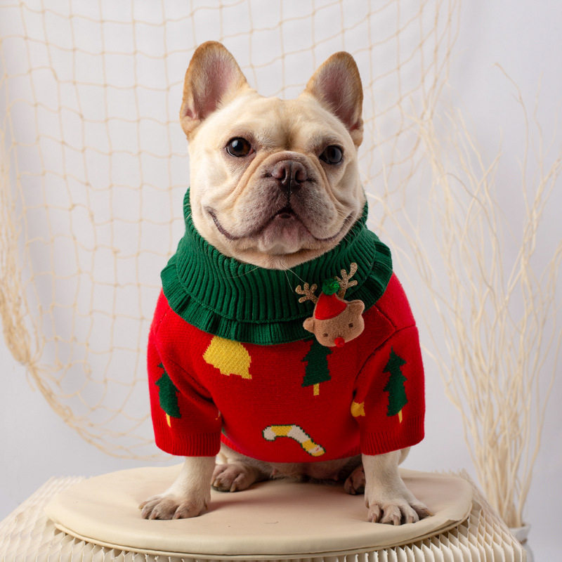 新款法斗衣服狗狗装圣诞毛衣喜庆保暖雪纳瑞宠物新年针织毛衣,宠物/宠物食品及用品,狗宠物服装/雨衣,淘宝优惠券,粉丝福利购,淘宝优惠卷