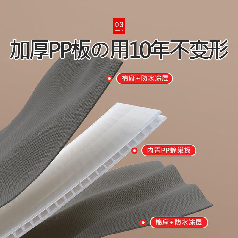 带盖棉麻布艺收纳盒手提大号防水衣物储物箱居家折叠玩具整理箱现