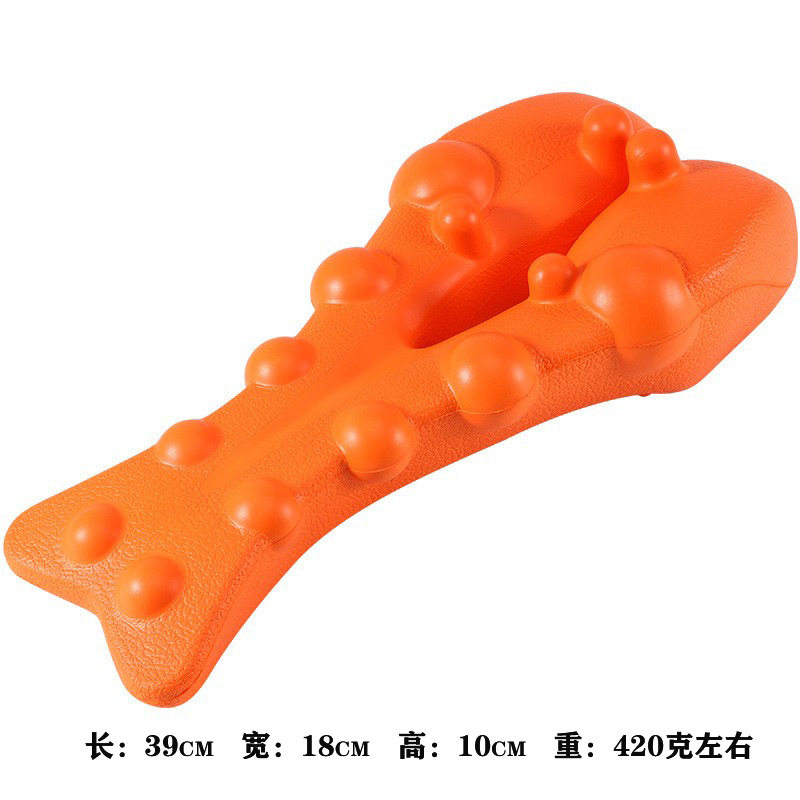 eva按摩枕颈椎脊椎舒缓架腰部颈椎按摩枕肩颈枕eva热压注塑护颈枕