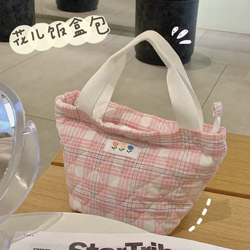 学生保温饭盒袋手提包加