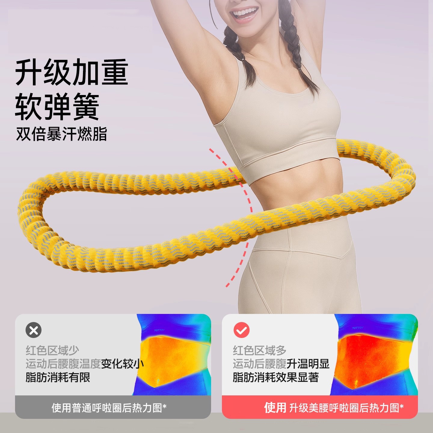 2025新款软体呼啦圈收腹