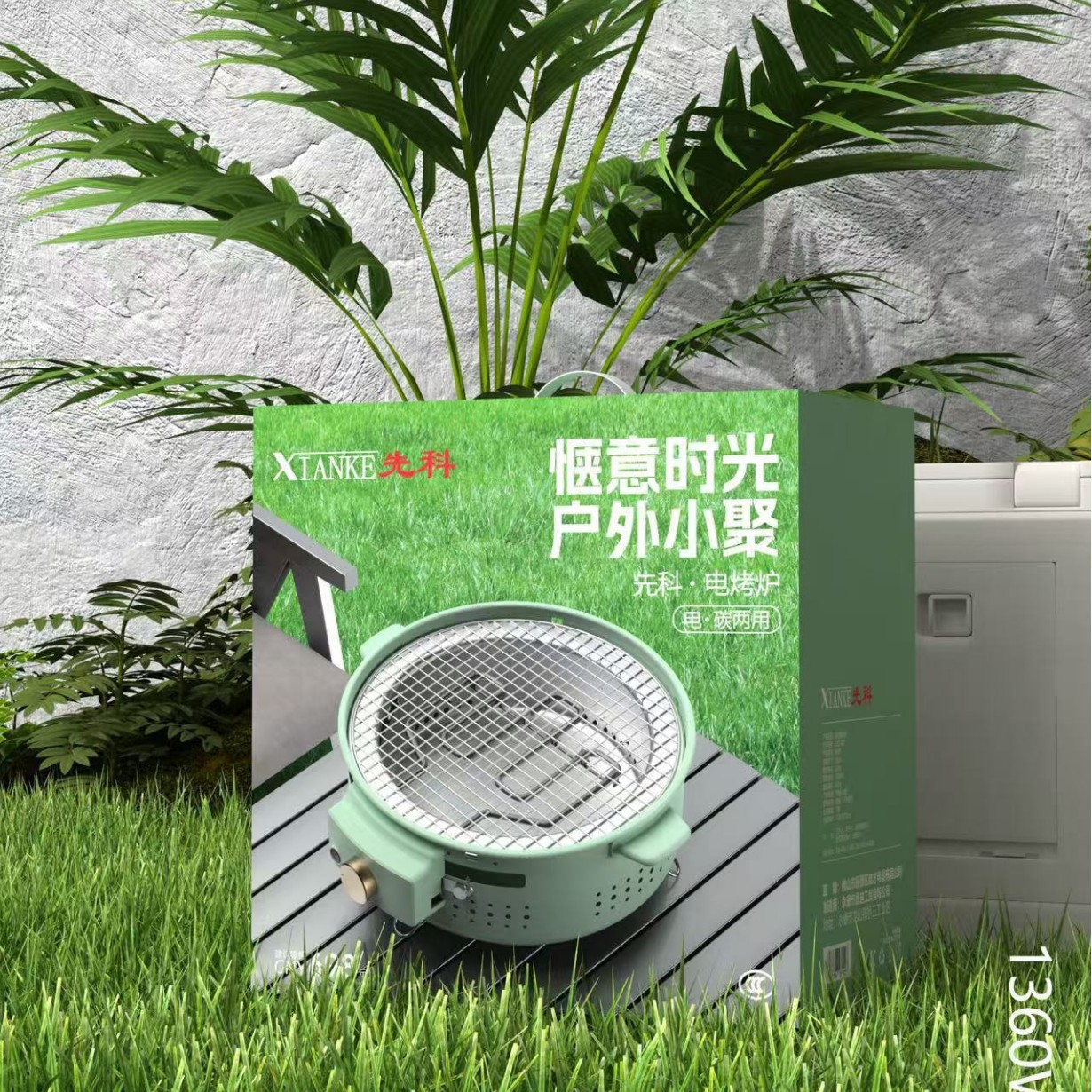 先科电碳两用烧烤炉家用