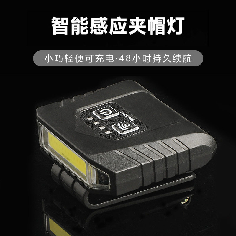 感应夜钓灯钓鱼头灯USB充