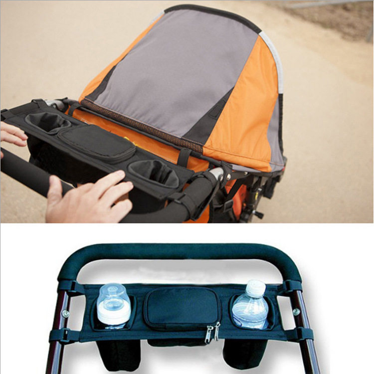 收纳奶瓶袋通用推车挂袋储物盒婴儿后挂式托盘旅行挂钩式