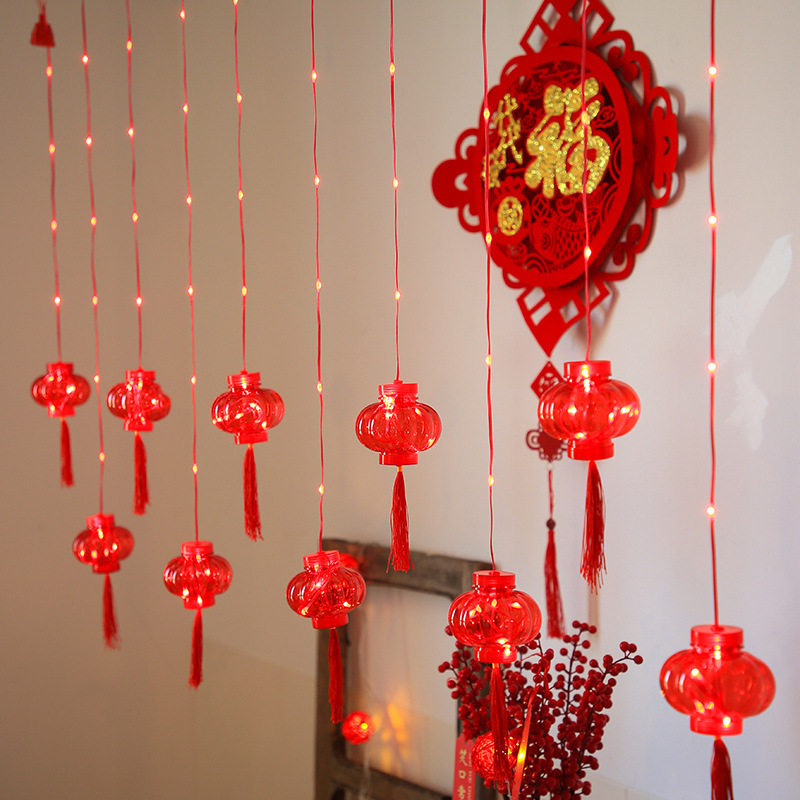 春节灯笼窗帘灯led新年灯笼装饰灯庭院橱窗新年春节元宵装饰灯,节庆用品/礼品,装饰灯,淘宝优惠券,粉丝福利购,淘宝优惠卷