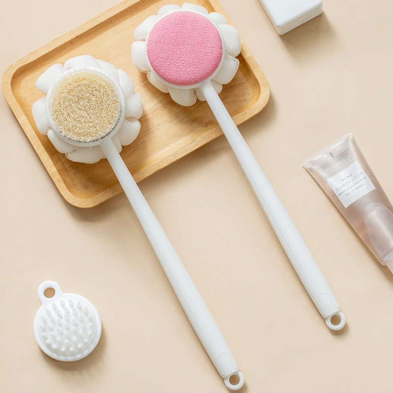 洗澡刷可替换搓澡巾搓泥搓背背的刷子沐浴刷搓澡身体刷清洁