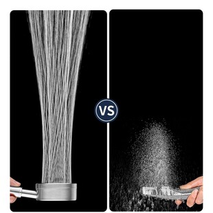 卫浴304不锈钢花洒小蛮腰增压手持喷头家用浴室淋浴花洒配件