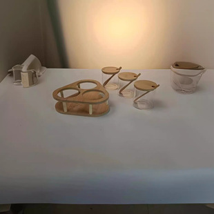 厨房玻璃调料罐套装透明调料盒油盐罐子调味罐带防潮密封密封防潮