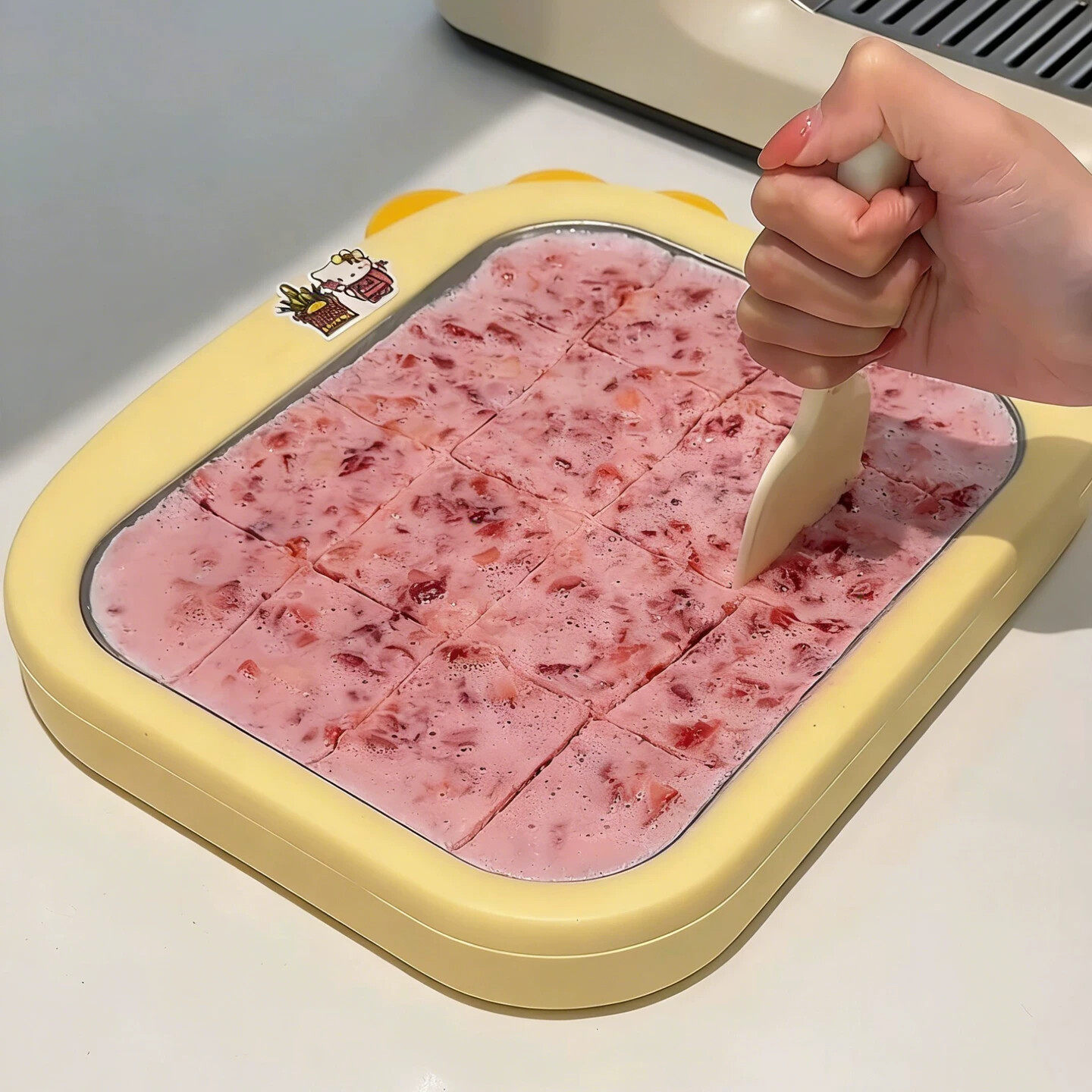 炒酸奶机家用小型炒冰机儿童迷你酸奶盘自制冰淇淋免插电夏日冰盘
