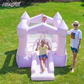 AirMyFun公主紫火箭充气城堡室内小型儿童家用蹦蹦床宝宝游乐场
