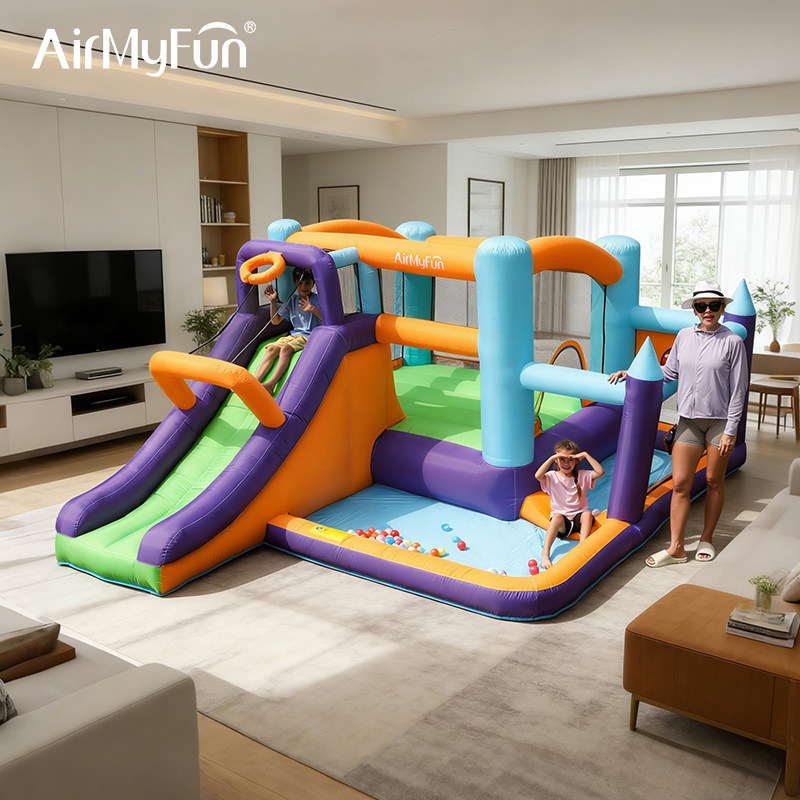 AirMyFun充气城堡儿童蹦蹦床跳跳床家用室内外户外滑梯淘气堡玩具