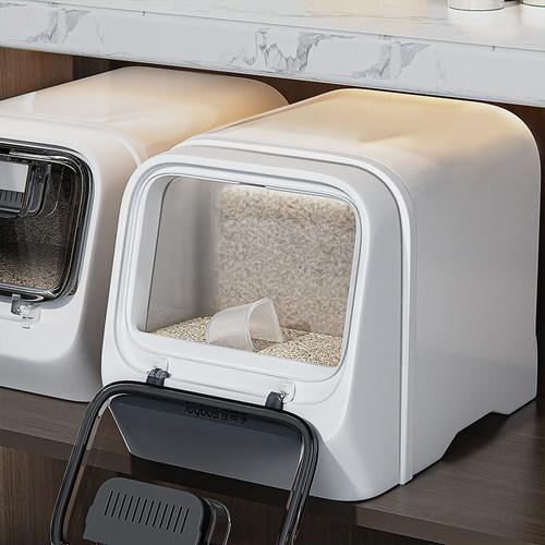 速发橱柜米桶家用防虫杂潮级存罐防粮大米面粉储密封米箱