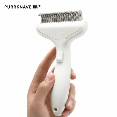 PurrKnave朋内开结梳猫梳子去浮毛梳美容脱毛宠物梳子除毛梳