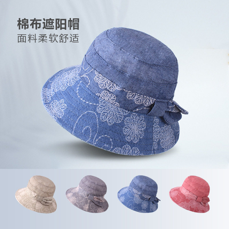 中老年防风遮阳帽可调节春夏秋