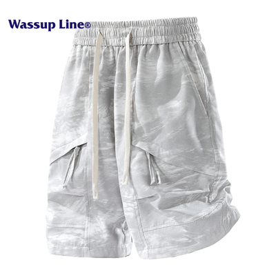 WASSUPLine五分裤潮宽松短裤