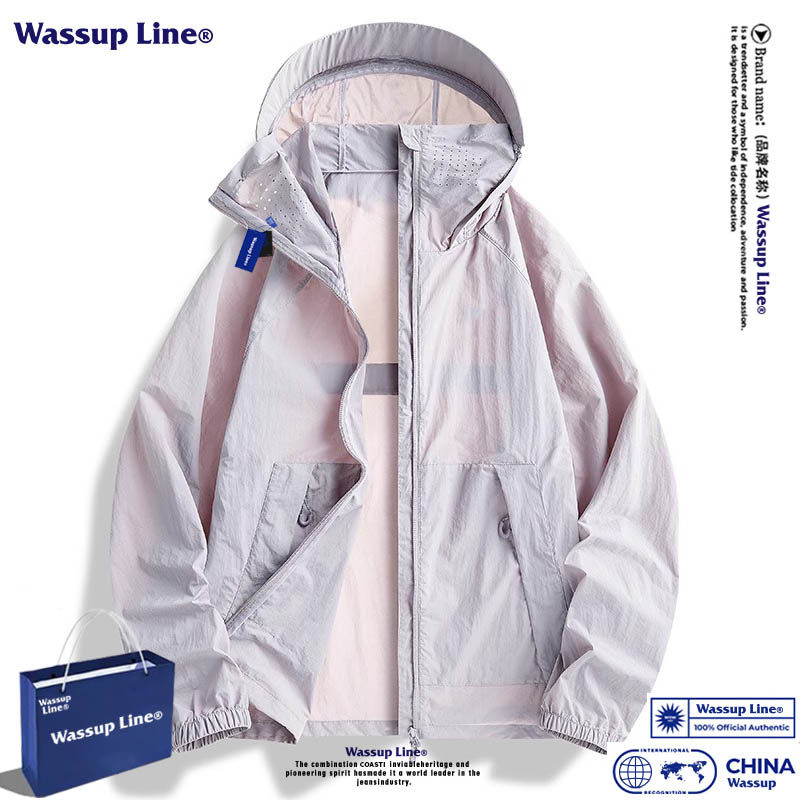 WASSUP Line潮牌户外冰丝防晒衣夏季新款小个子情侣防紫外线外套