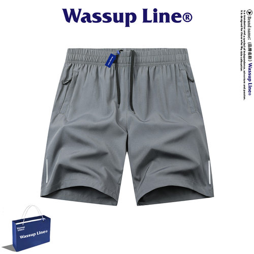WASSUPLine潮牌百搭五分裤男