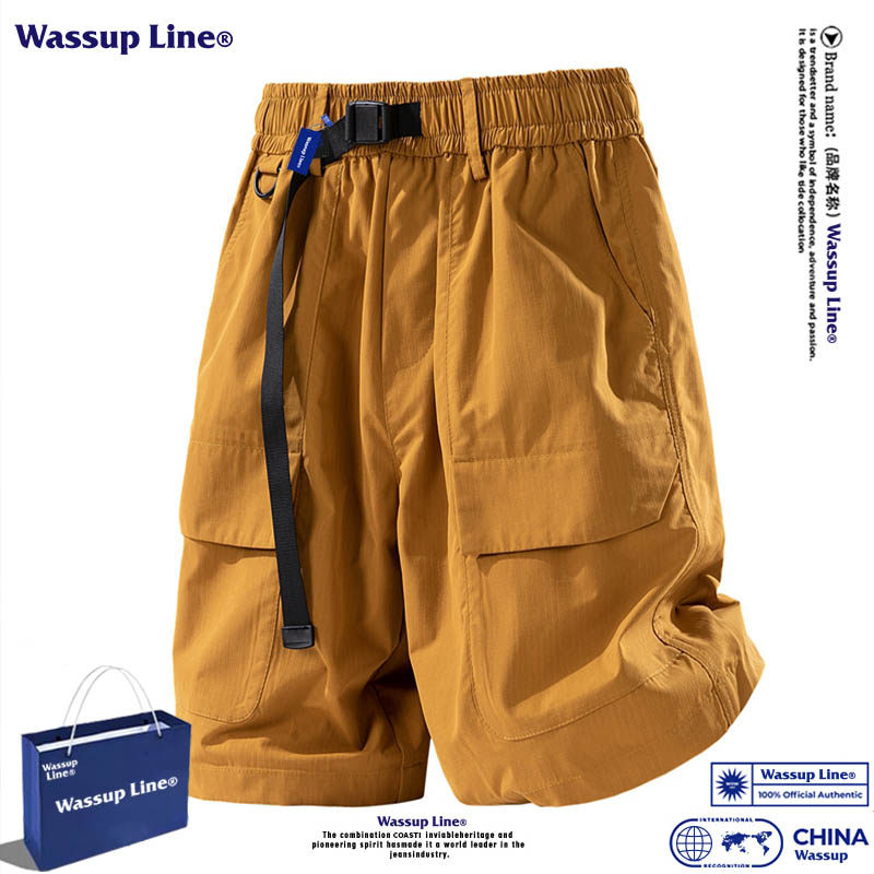 WASSUP Line潮牌美式机能工装短裤男夏季宽松百搭休闲运动五分裤,男装,休闲裤,淘宝优惠券,粉丝福利购,淘宝优惠卷