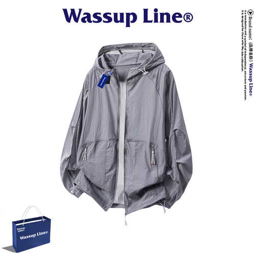 WASSUPLine潮牌休闲防晒衣男