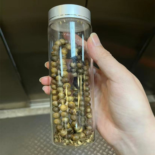 沉香养香罐防潮文玩密封罐线香瓶佛珠手串收纳盒核桃展示瓶花茶瓶