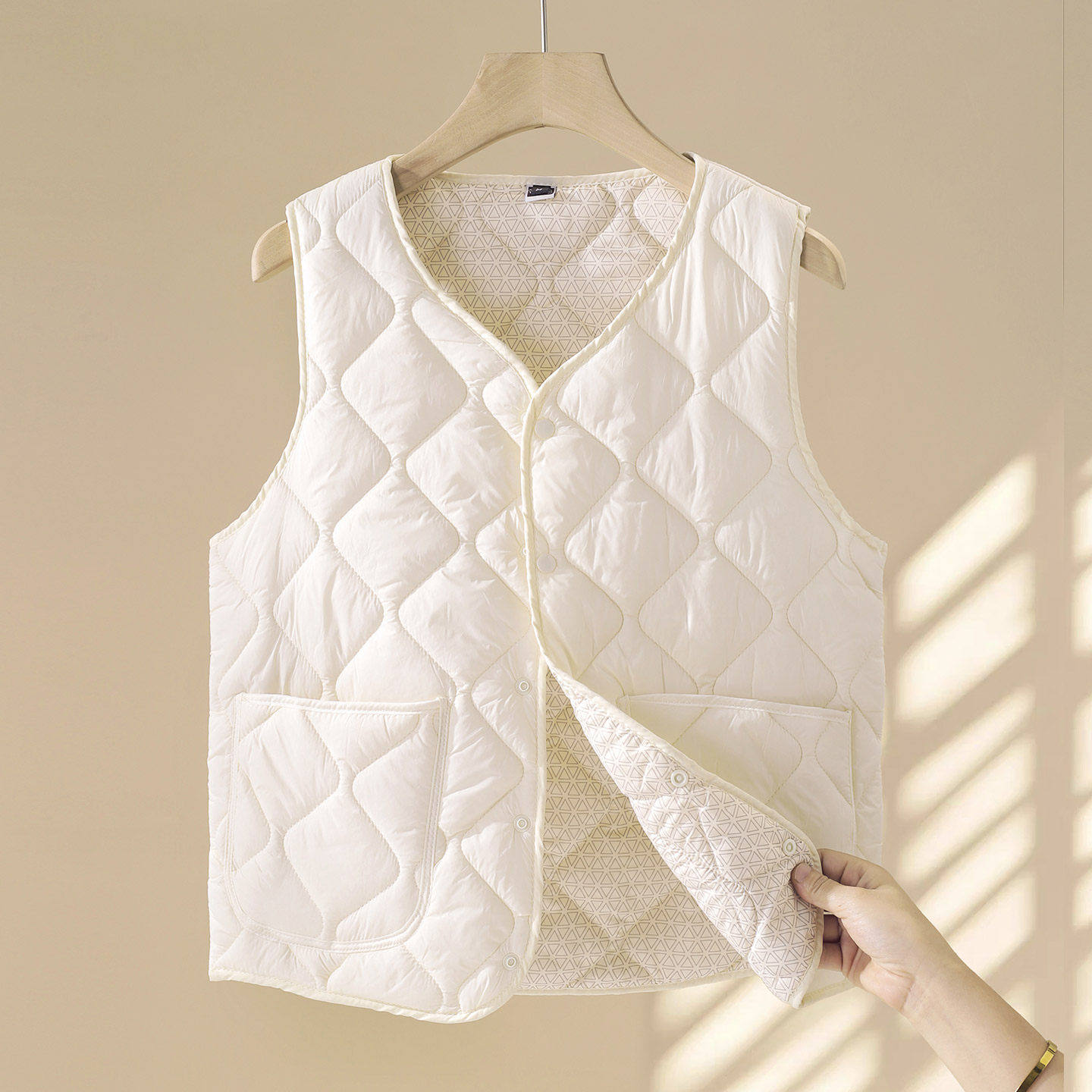 轻薄内穿马甲女新款大衣打底叠穿防寒保暖学生秋冬大码背心内胆