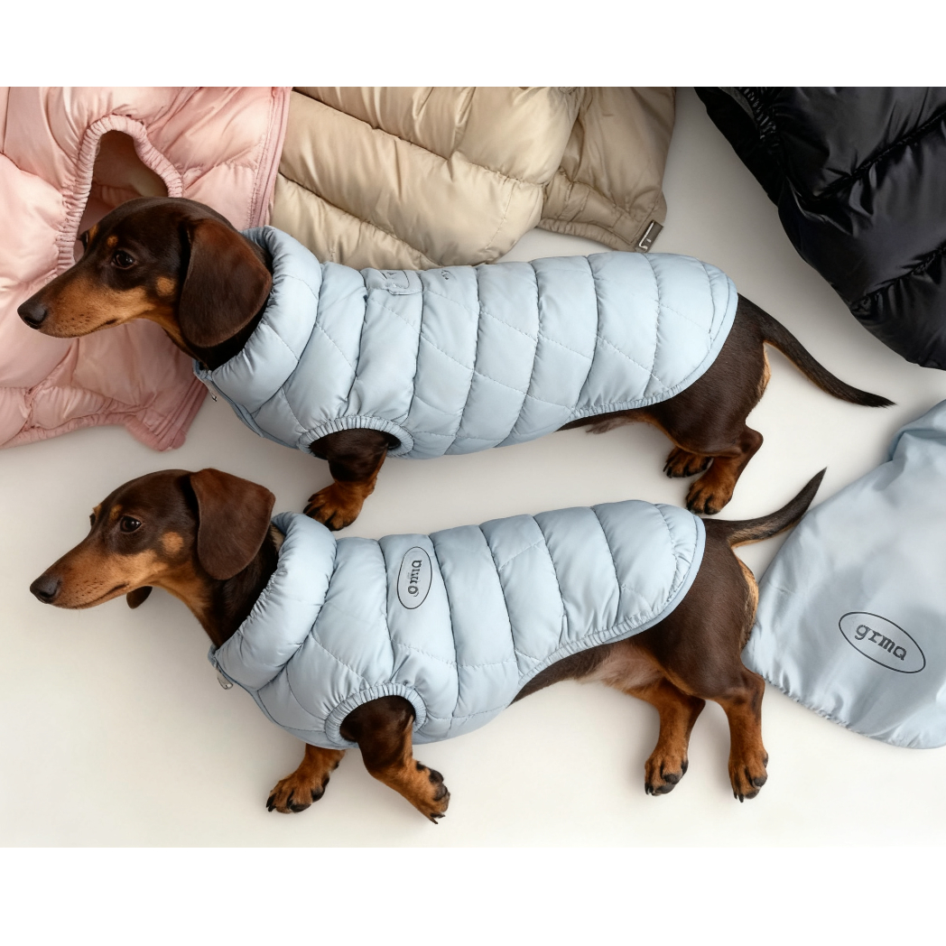 腊肠犬羽绒服约克夏专用马尔济斯小型狗狗秋冬季棉袄泰迪比熊博美