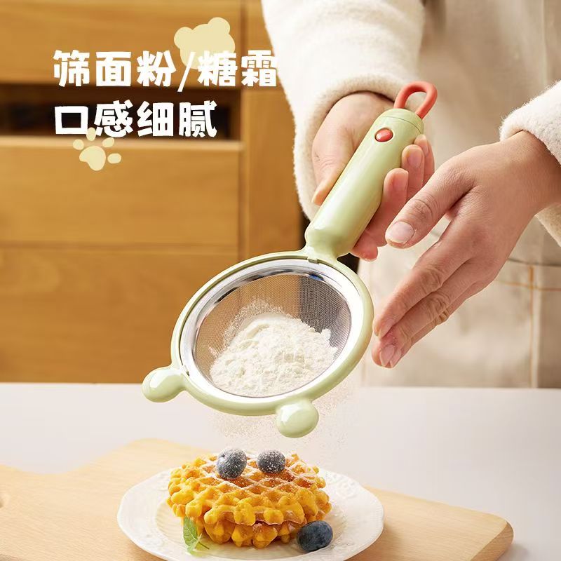 厨房多功能面粉筛漏勺豆浆过滤网家用超细隔渣烘焙过滤网筛过滤器