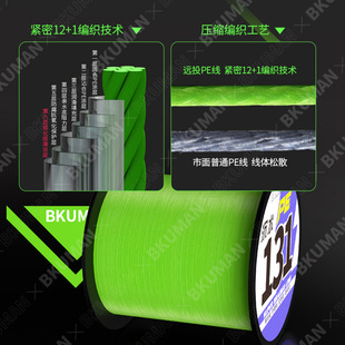 500米12+1高比重原丝路亚包芯沉水pe线远投超顺滑耐磨鱼线