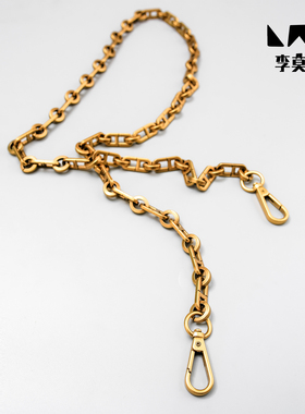 复古造型纯铜金属链条适配dior