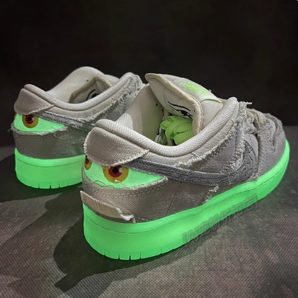 木乃伊aj男鞋低帮黑白熊猫dunk海盐蓝板鞋aj1蛇年限定白红色女鞋