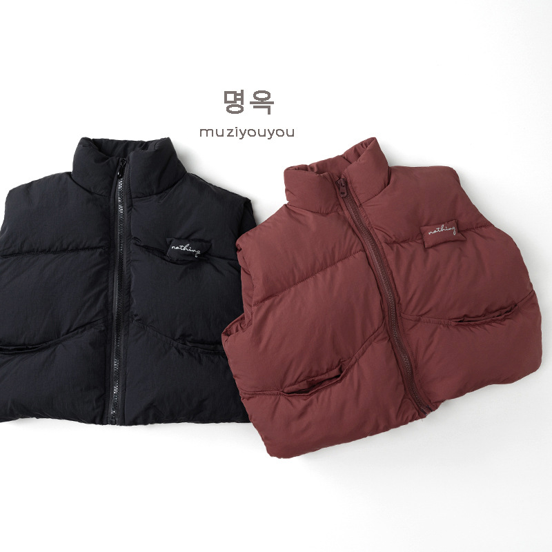 童装男童女童棉马甲2025冬季新款儿童宝宝加厚保暖背心坎肩韩版潮