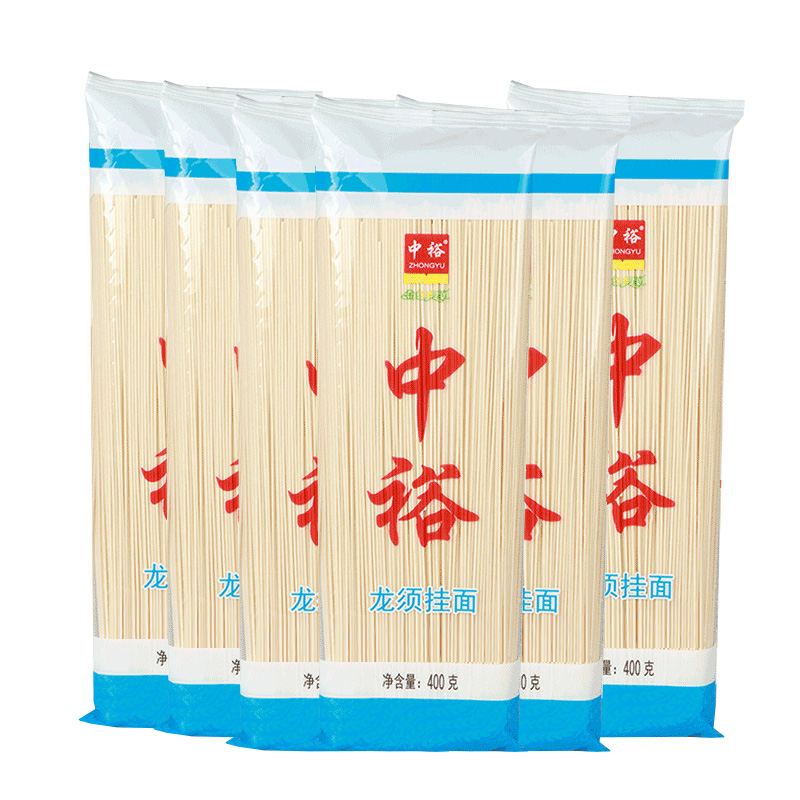 中裕龙须挂面400g*6细面汤拌面凉面易煮易熟不浑汤早餐速食面条