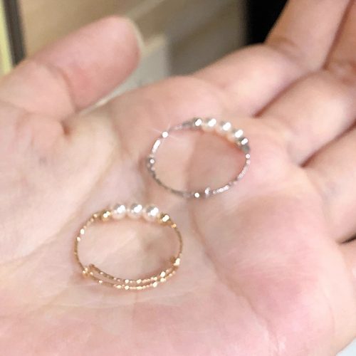 鲛人语/珍珠碎梦 原创超闪轻奢设计简约戒指小众通勤高级感女指环