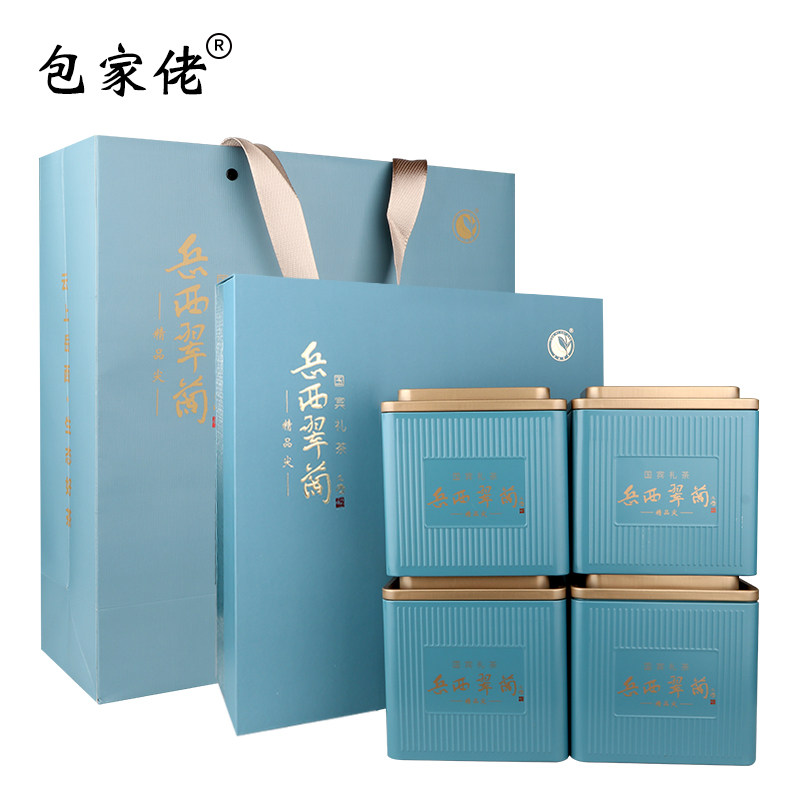 2025春茶岳西翠尖新品上市安徽茶高山绿茶岳西翠兰礼盒装500g