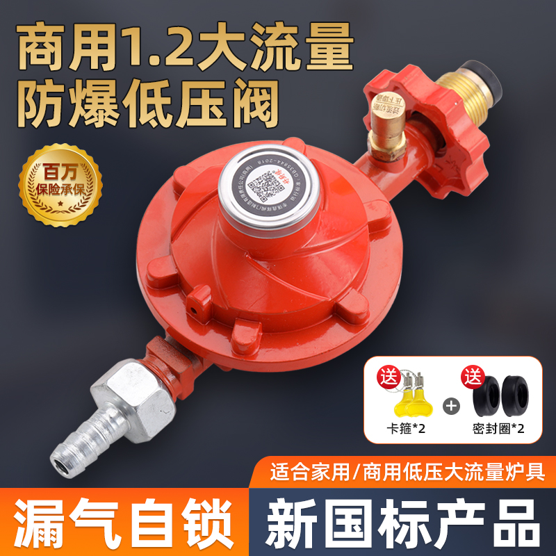 1.2L大流量商用低压阀煤气减压阀